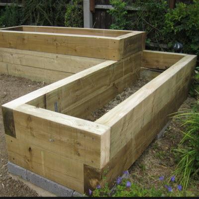 New Sleepers 125 x 250 x 2400mm Sawn Green Tannalised (120x240mm finish)