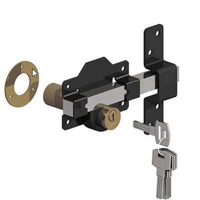 Gatemate Premium Long Throw Lock - Double Locking 70mmGatemate Premium Long Throw Lock - Double Locking 70mm